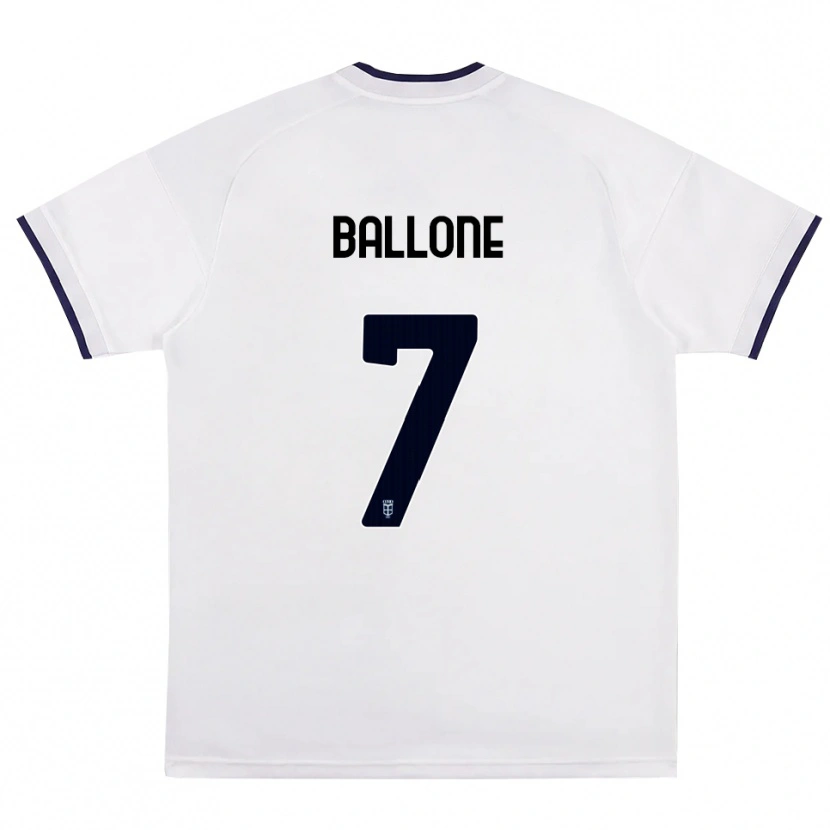 Danxen Herren Andrea Ballone #7 Weiß Rot Königsblau Auswärtstrikot Trikot 2026/27 T-Shirt Österreich