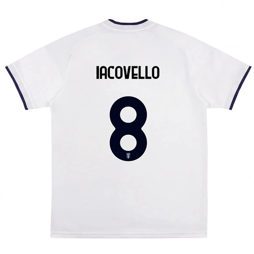 Danxen Herren Mattia Iacovello #8 Weiß Rot Königsblau Auswärtstrikot Trikot 2026/27 T-Shirt Österreich