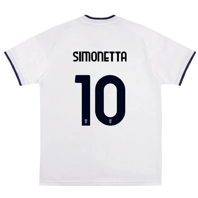 Danxen Herren Jacopo Simonetta #10 Weiß Rot Königsblau Auswärtstrikot Trikot 2026/27 T-Shirt Österreich