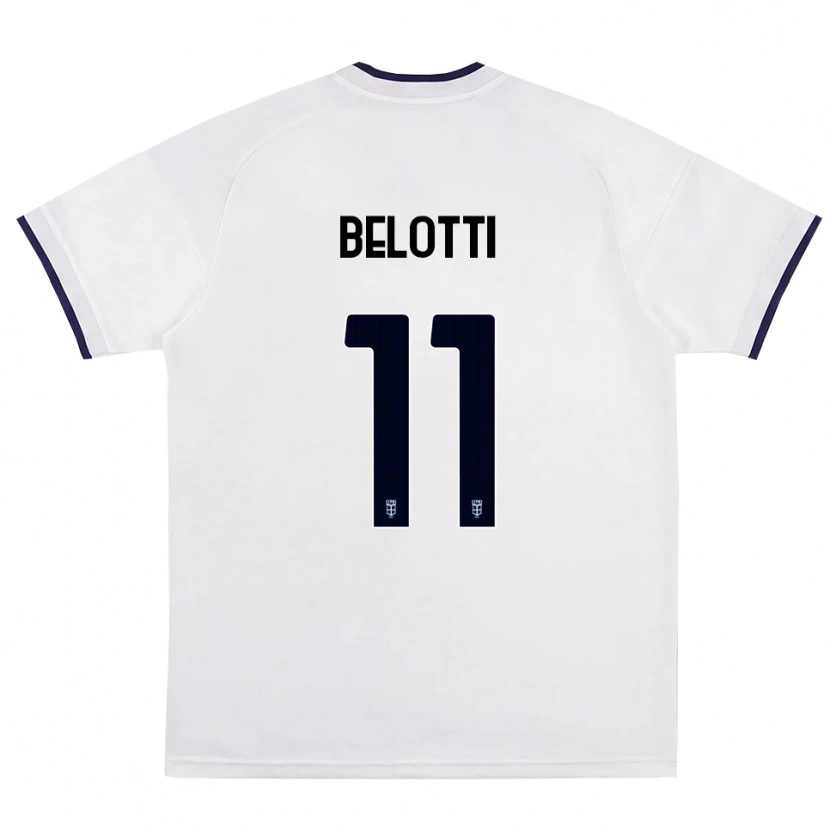 Danxen Herren Andrea Belotti #11 Weiß Rot Königsblau Auswärtstrikot Trikot 2026/27 T-Shirt Österreich