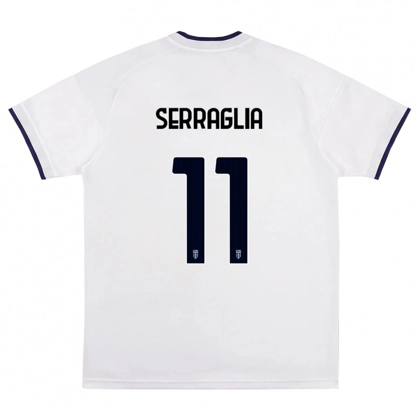 Danxen Herren Lucas Serraglia #11 Weiß Rot Königsblau Auswärtstrikot Trikot 2026/27 T-Shirt Österreich