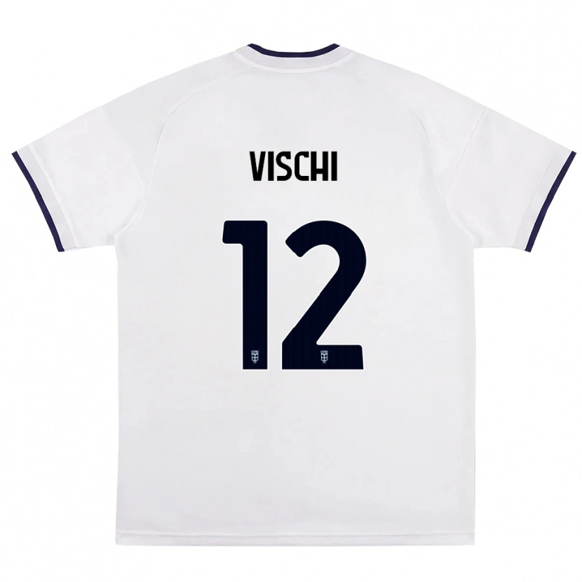 Danxen Herren Tommaso Vischi #12 Weiß Rot Königsblau Auswärtstrikot Trikot 2026/27 T-Shirt Österreich