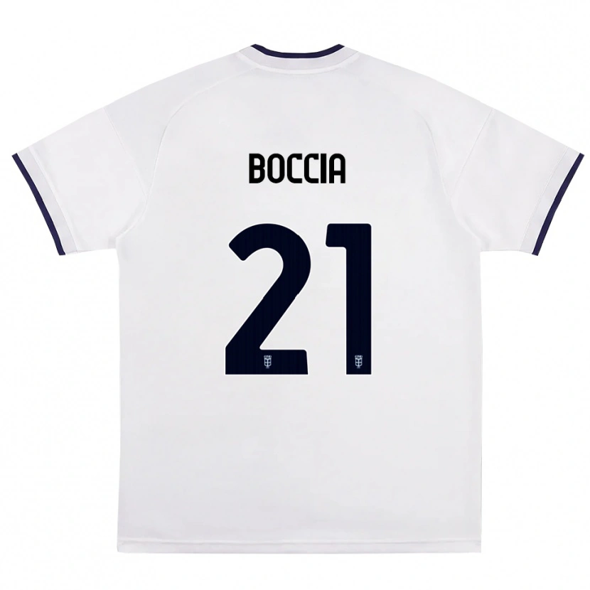 Danxen Herren Thomas Boccia #21 Weiß Rot Königsblau Auswärtstrikot Trikot 2026/27 T-Shirt Österreich