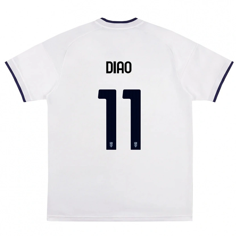 Danxen Herren Assane Diao #11 Weiß Rot Königsblau Auswärtstrikot Trikot 2026/27 T-Shirt Österreich