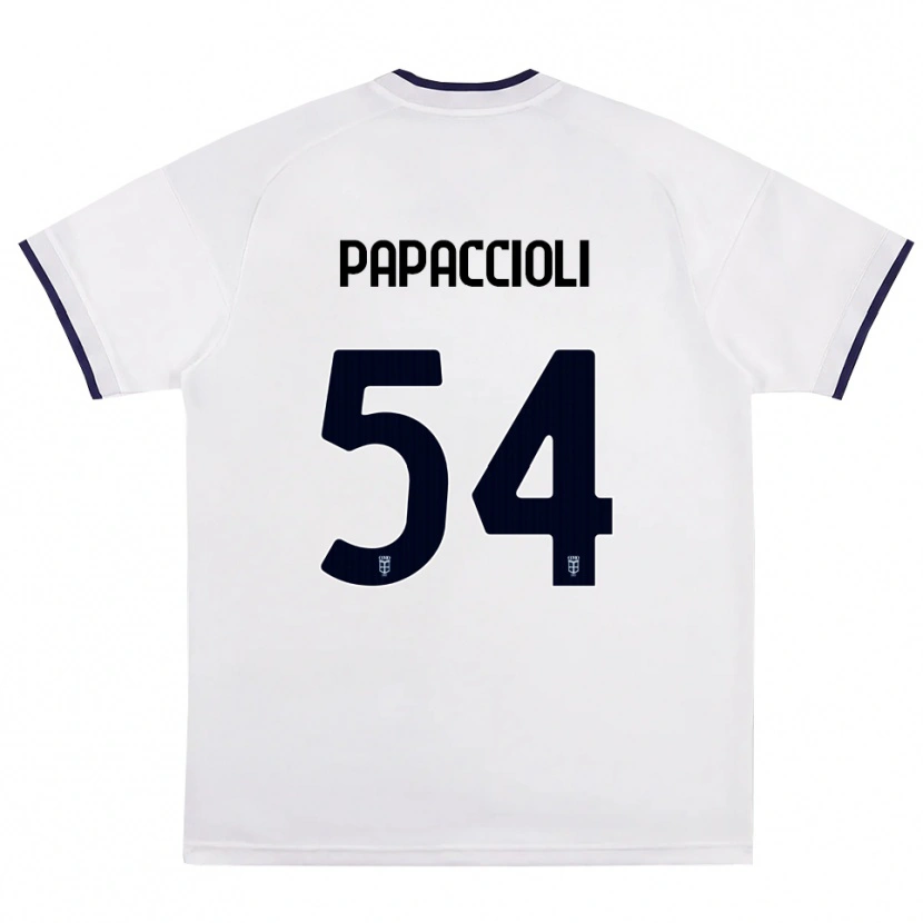 Danxen Herren Matteo Papaccioli #54 Weiß Rot Königsblau Auswärtstrikot Trikot 2026/27 T-Shirt Österreich
