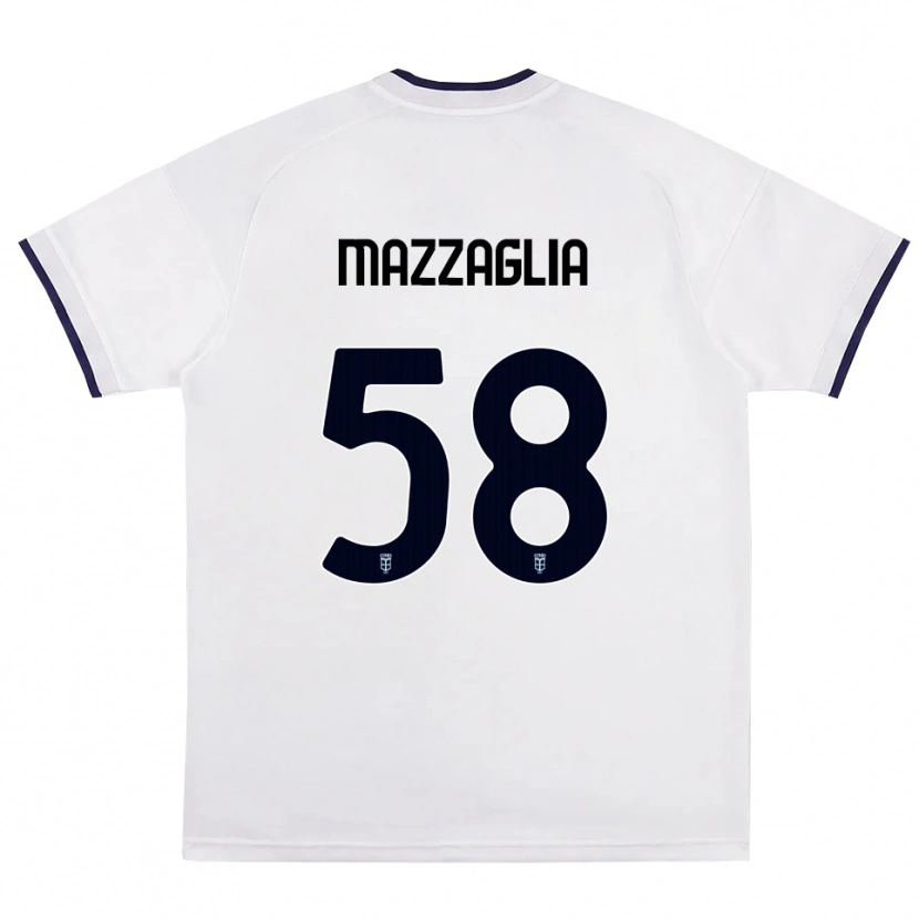 Danxen Herren Giuseppe Mazzaglia #58 Weiß Rot Königsblau Auswärtstrikot Trikot 2026/27 T-Shirt Österreich