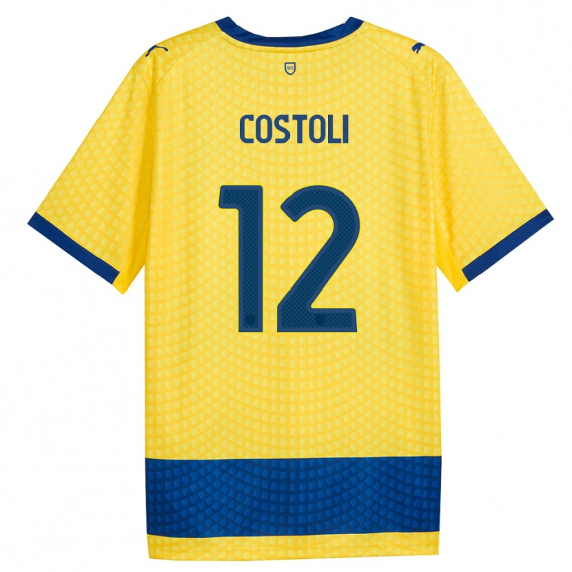 Danxen Herren Luca Costoli #12 Gelb Blau Schwarz Auswärtstrikot Trikot 2026/27 T-Shirt Österreich