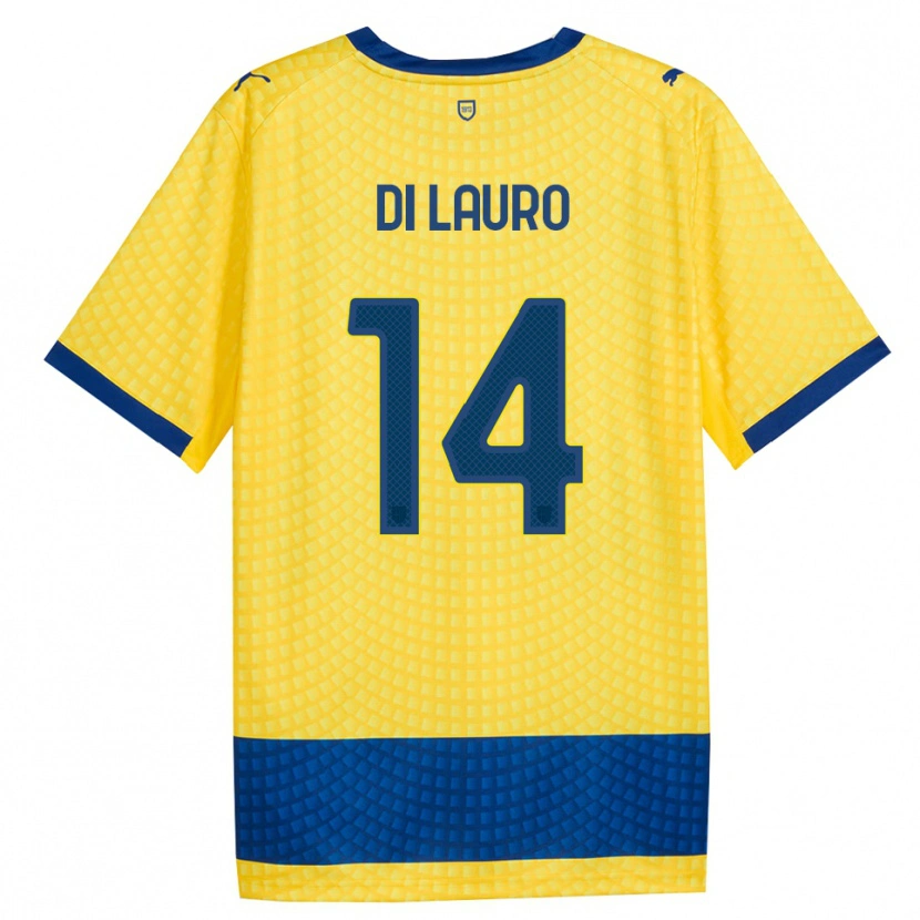 Danxen Herren Diego Di Lauro #14 Gelb Blau Schwarz Auswärtstrikot Trikot 2026/27 T-Shirt Österreich