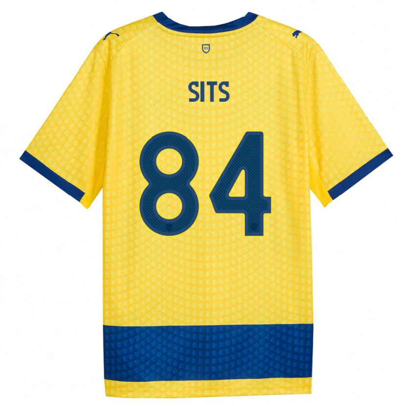 Danxen Herren Dario Sits #84 Gelb Blau Schwarz Auswärtstrikot Trikot 2026/27 T-Shirt Österreich
