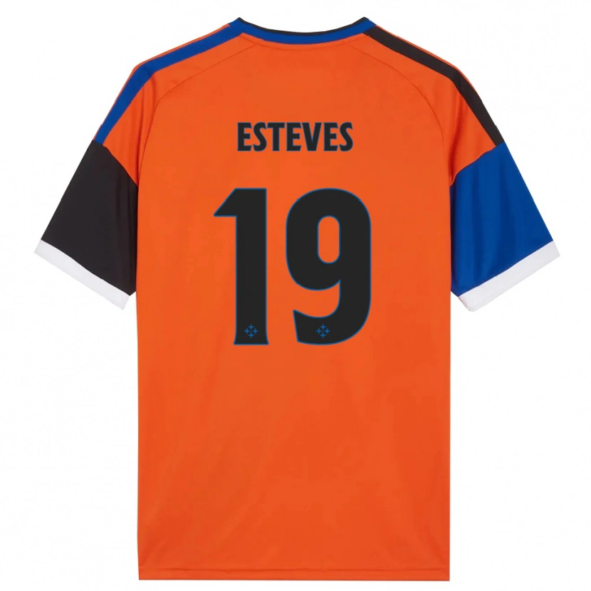 Danxen Herren Tomás Esteves #19 Orange Blau Schwarz Weiß Auswärtstrikot Trikot 2026/27 T-Shirt Österreich