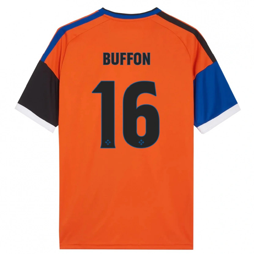 Danxen Herren Louis Buffon #16 Orange Blau Schwarz Weiß Auswärtstrikot Trikot 2026/27 T-Shirt Österreich