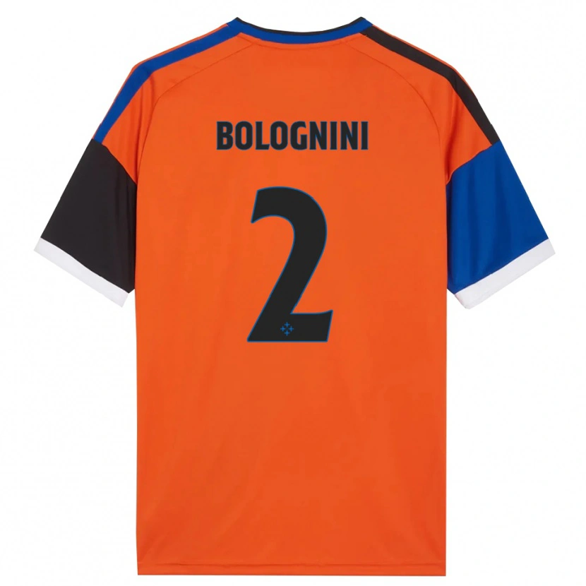 Danxen Herren Andrea Bolognini #2 Orange Blau Schwarz Weiß Auswärtstrikot Trikot 2026/27 T-Shirt Österreich