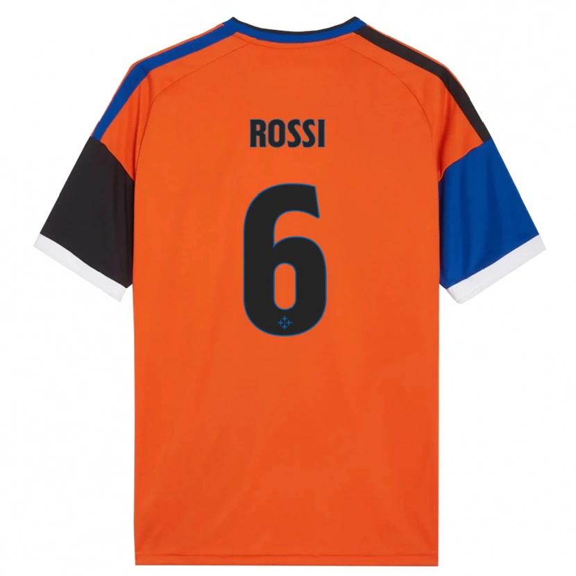 Danxen Herren Francesco Rossi #6 Orange Blau Schwarz Weiß Auswärtstrikot Trikot 2026/27 T-Shirt Österreich