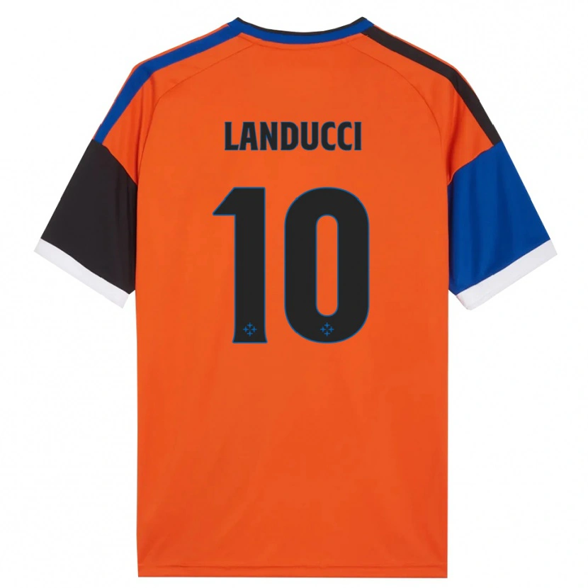 Danxen Herren Umberto Landucci #10 Orange Blau Schwarz Weiß Auswärtstrikot Trikot 2026/27 T-Shirt Österreich