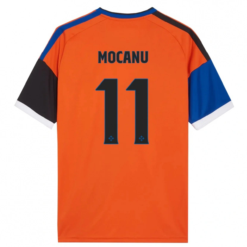 Danxen Herren Andreas Mocanu #11 Orange Blau Schwarz Weiß Auswärtstrikot Trikot 2026/27 T-Shirt Österreich
