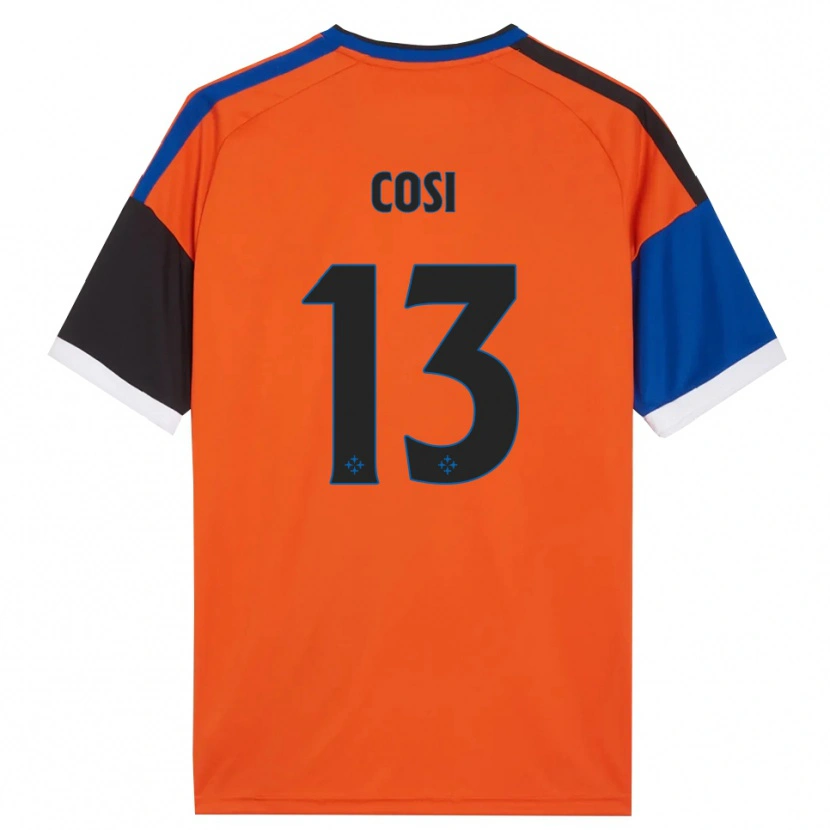 Danxen Herren Tommaso Cosi #13 Orange Blau Schwarz Weiß Auswärtstrikot Trikot 2026/27 T-Shirt Österreich