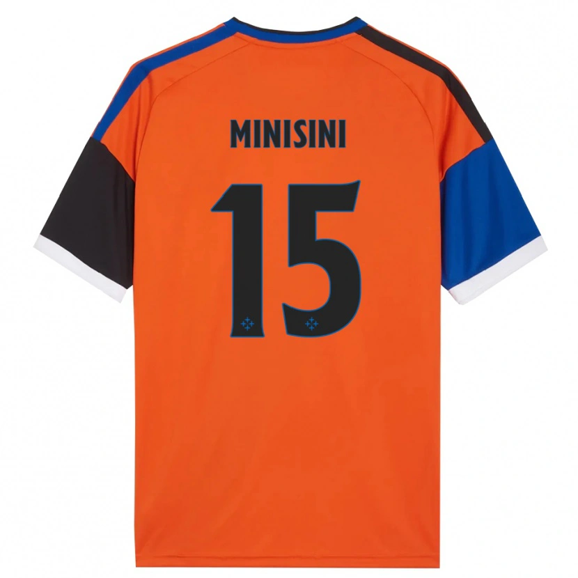 Danxen Herren Niccolò Minisini #15 Orange Blau Schwarz Weiß Auswärtstrikot Trikot 2026/27 T-Shirt Österreich