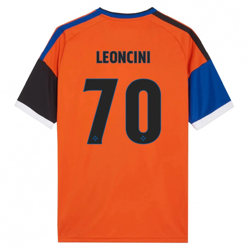 Danxen Herren Mattia Leoncini #70 Orange Blau Schwarz Weiß Auswärtstrikot Trikot 2026/27 T-Shirt Österreich