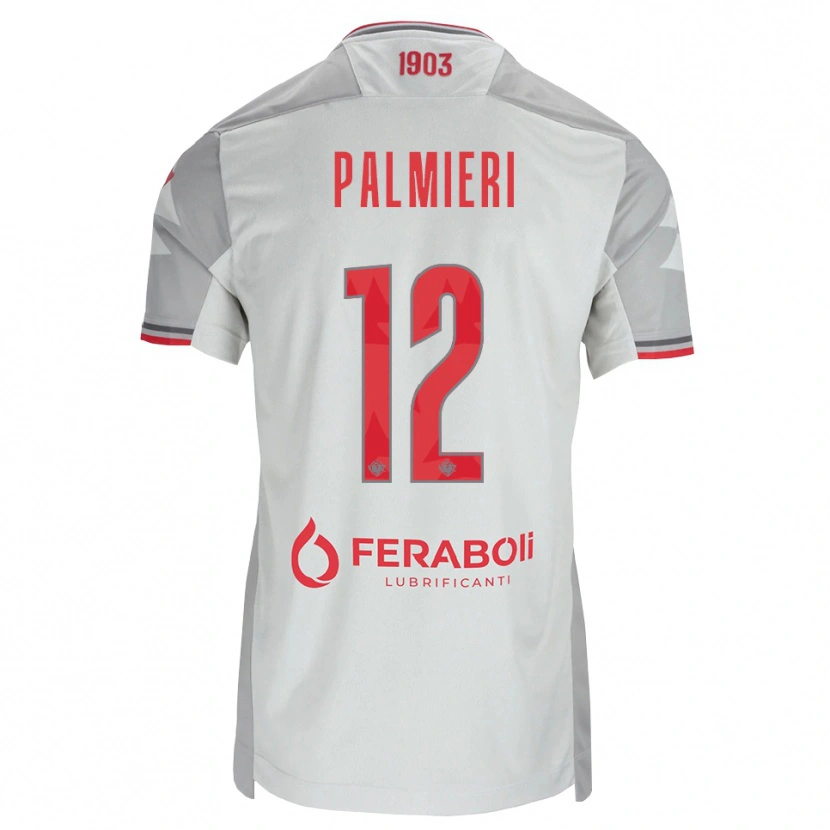 Danxen Herren Cristian Palmieri #12 Grau Weiß Rot Auswärtstrikot Trikot 2026/27 T-Shirt Österreich