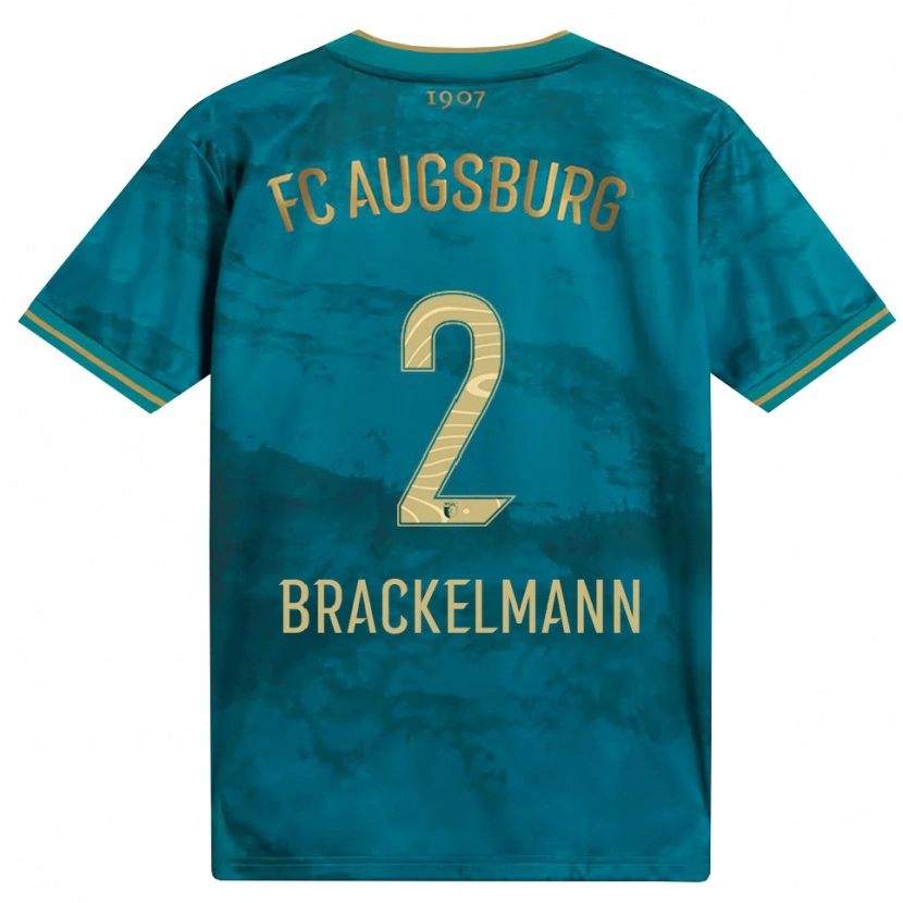 Danxen Herren Calvin Brackelmann #2 Grün Braun Auswärtstrikot Trikot 2026/27 T-Shirt Österreich