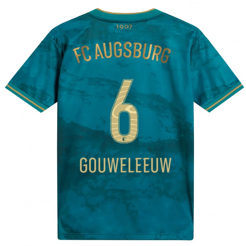 Danxen Herren Jeffrey Gouweleeuw #6 Grün Braun Auswärtstrikot Trikot 2026/27 T-Shirt Österreich