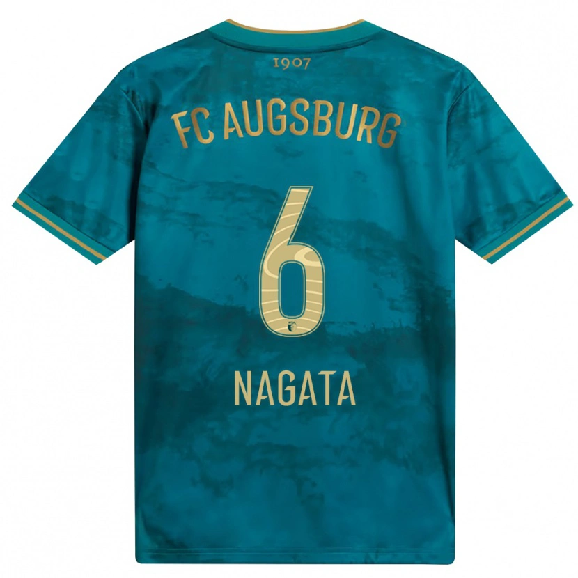 Danxen Herren Ryoji Nagata #6 Grün Braun Auswärtstrikot Trikot 2026/27 T-Shirt Österreich
