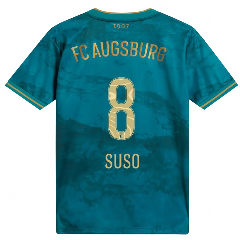 Danxen Herren Sima Suso #8 Grün Braun Auswärtstrikot Trikot 2026/27 T-Shirt Österreich