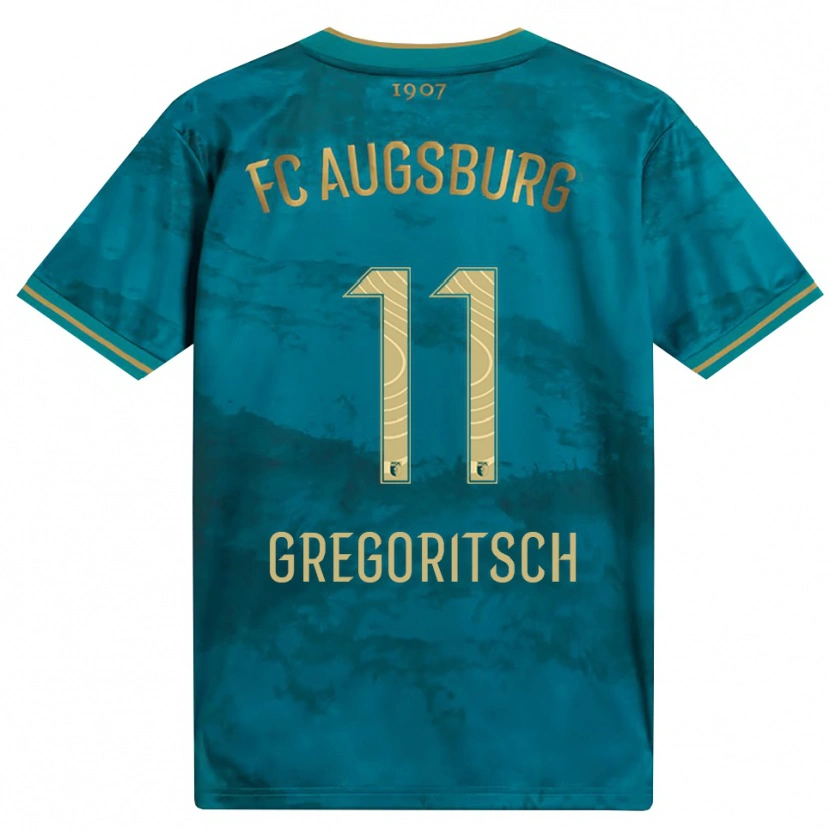 Danxen Herren Michael Gregoritsch #11 Grün Braun Auswärtstrikot Trikot 2026/27 T-Shirt Österreich