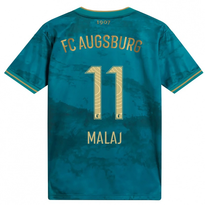 Danxen Herren Aris Malaj #11 Grün Braun Auswärtstrikot Trikot 2026/27 T-Shirt Österreich