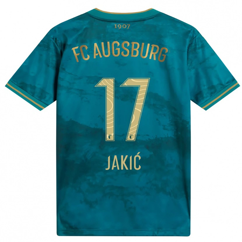 Danxen Herren Kristijan Jakic #17 Grün Braun Auswärtstrikot Trikot 2026/27 T-Shirt Österreich
