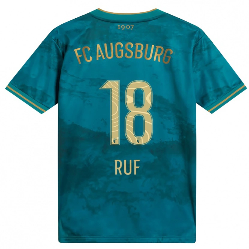 Danxen Herren Jonas Ruf #18 Grün Braun Auswärtstrikot Trikot 2026/27 T-Shirt Österreich