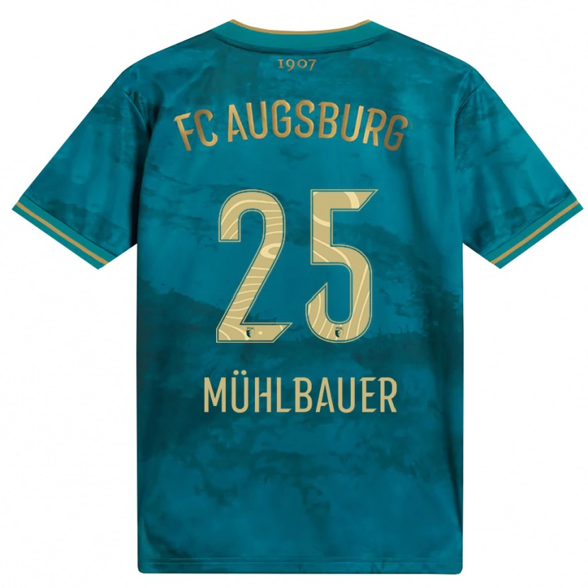 Danxen Herren Simon Mühlbauer #25 Grün Braun Auswärtstrikot Trikot 2026/27 T-Shirt Österreich