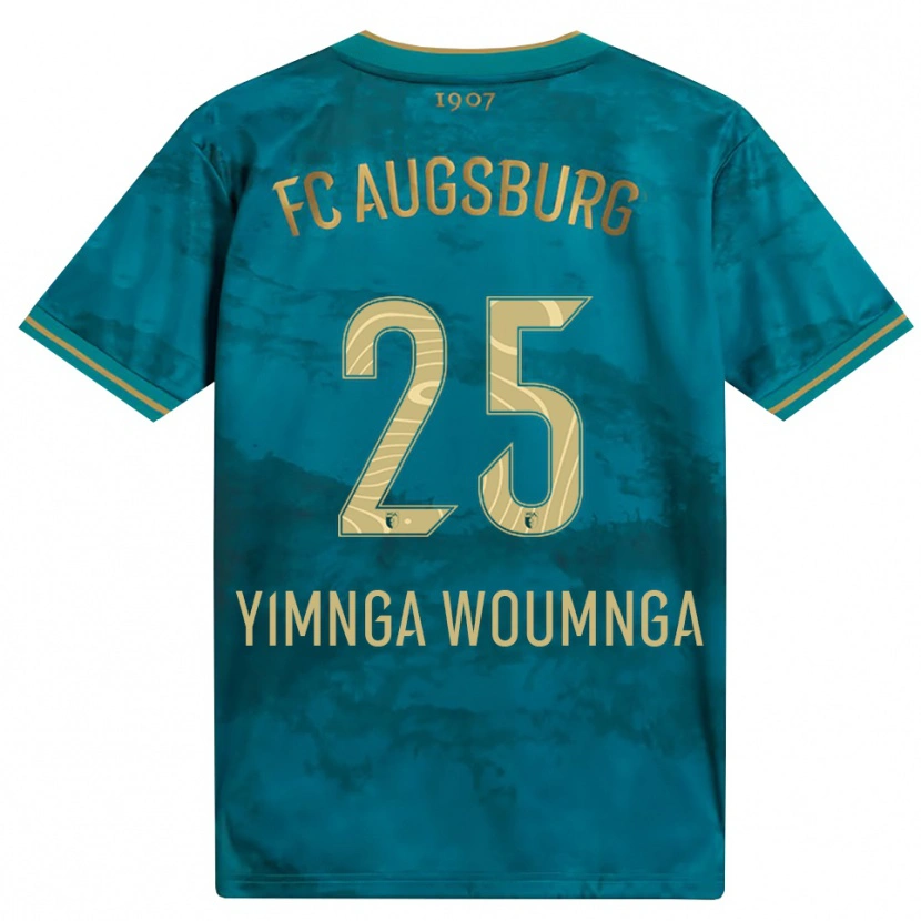 Danxen Herren Batkam Yimnga Woumnga #25 Grün Braun Auswärtstrikot Trikot 2026/27 T-Shirt Österreich