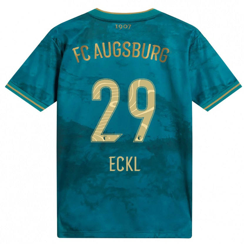 Danxen Herren Florian Eckl #29 Grün Braun Auswärtstrikot Trikot 2026/27 T-Shirt Österreich