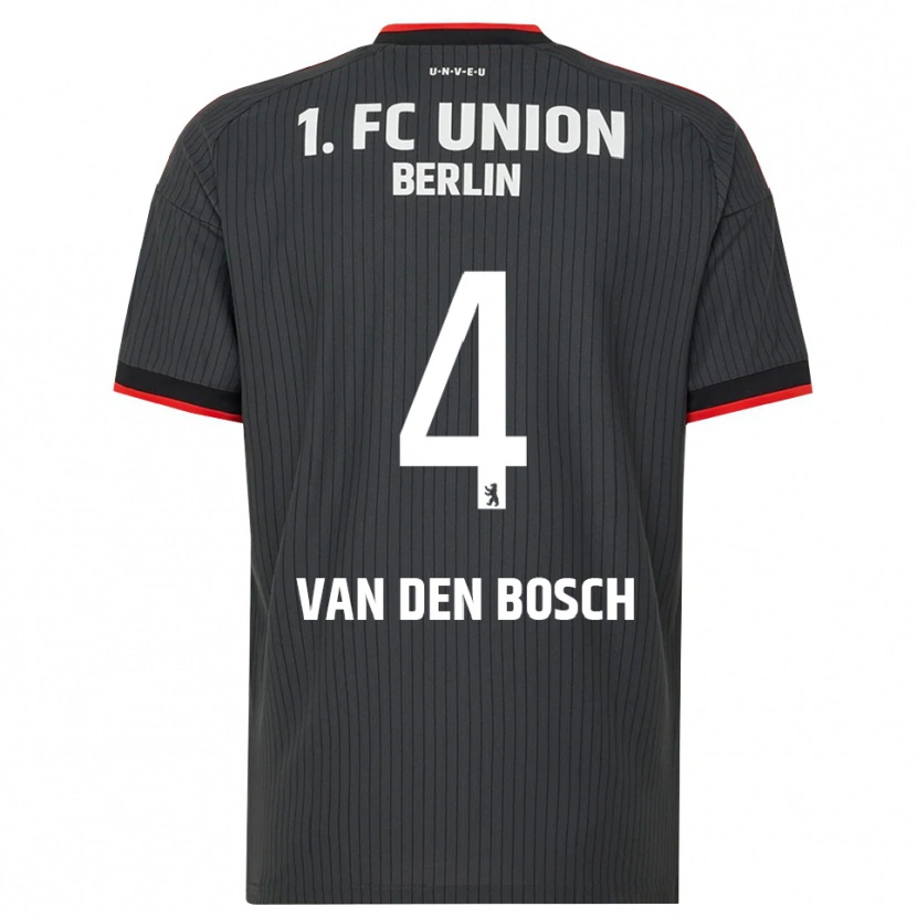 Danxen Herren Zeno Van Den Bosch #4 Schwarz Weiß Rot Auswärtstrikot Trikot 2026/27 T-Shirt Österreich