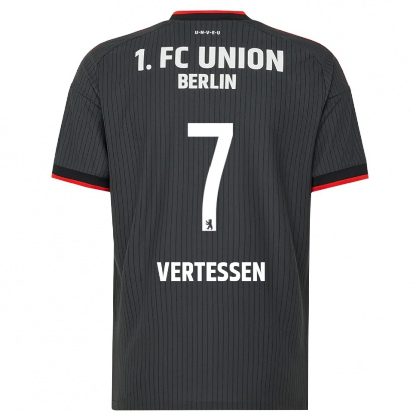 Danxen Herren Yorbe Vertessen #7 Schwarz Weiß Rot Auswärtstrikot Trikot 2026/27 T-Shirt Österreich