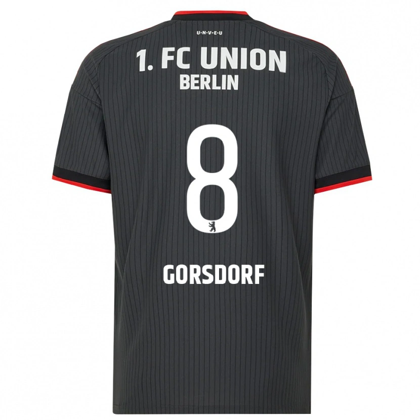 Danxen Herren Lisa Görsdorf #8 Schwarz Weiß Rot Auswärtstrikot Trikot 2026/27 T-Shirt Österreich