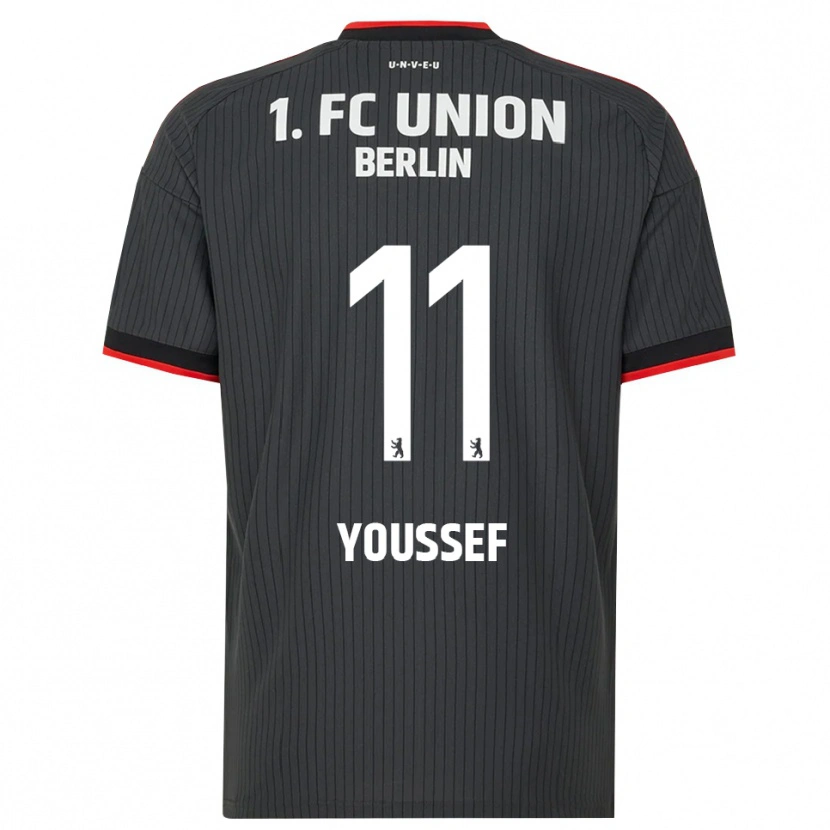 Danxen Herren Nour Youssef #11 Schwarz Weiß Rot Auswärtstrikot Trikot 2026/27 T-Shirt Österreich