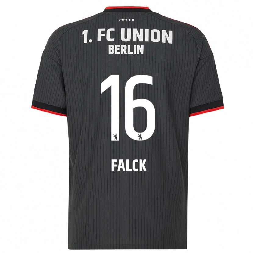 Danxen Herren Johan Falck #16 Schwarz Weiß Rot Auswärtstrikot Trikot 2026/27 T-Shirt Österreich