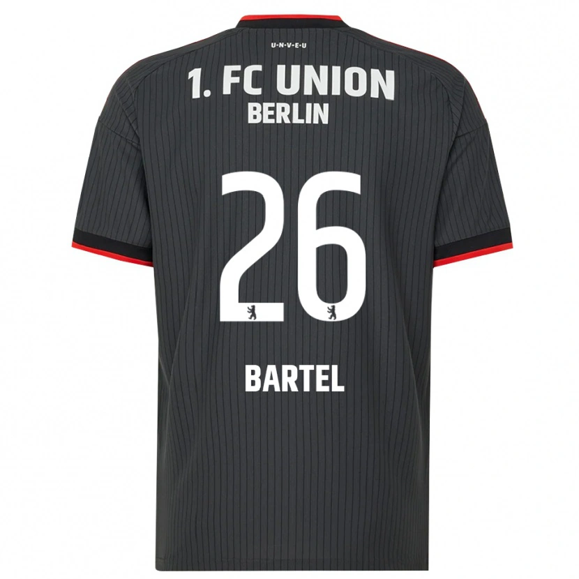 Danxen Herren Oskar Bartel #26 Schwarz Weiß Rot Auswärtstrikot Trikot 2026/27 T-Shirt Österreich