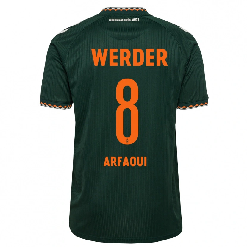 Danxen Herren Amira Arfaoui #8 Dunkelgrün Orange Weiß Auswärtstrikot Trikot 2026/27 T-Shirt Österreich