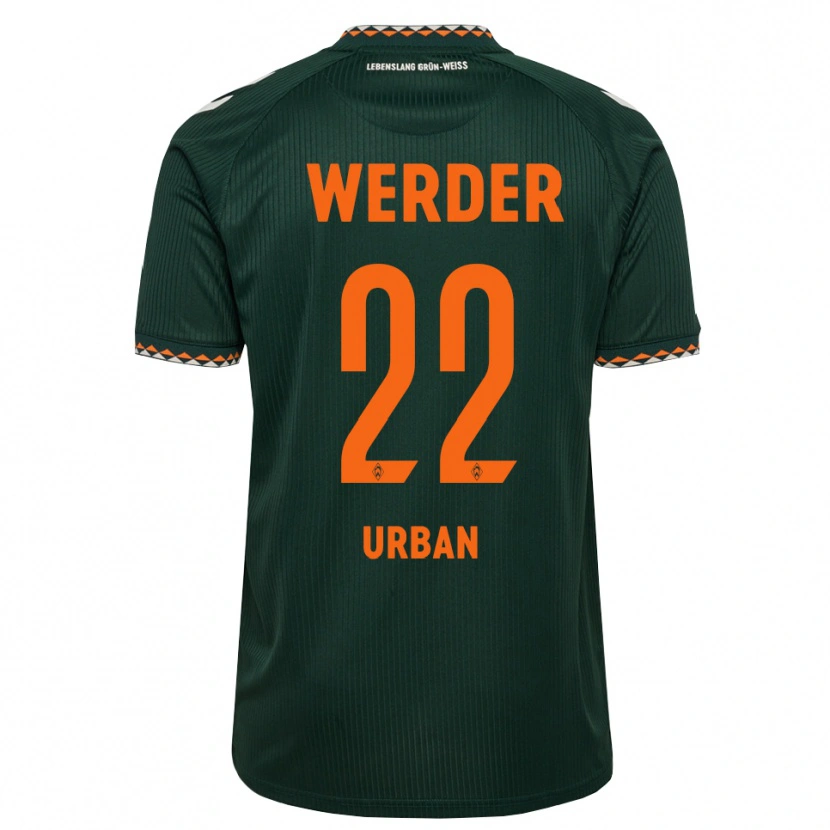 Danxen Herren Linus Urban #22 Dunkelgrün Orange Weiß Auswärtstrikot Trikot 2026/27 T-Shirt Österreich