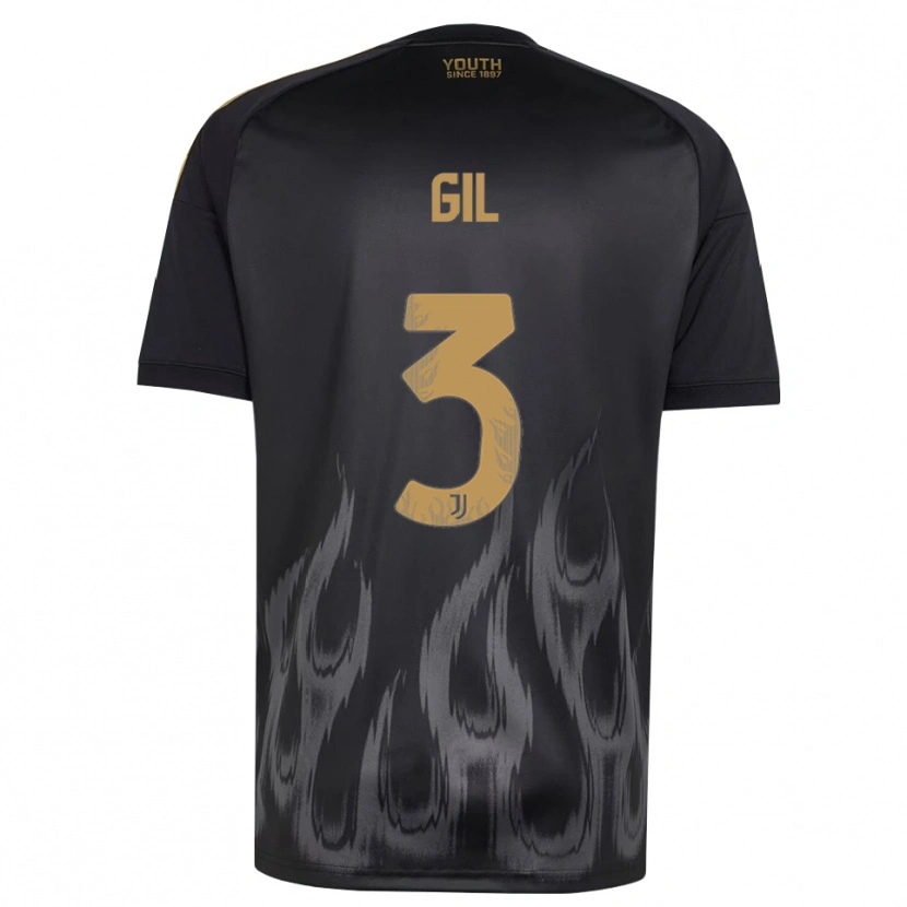 Danxen Herren Javier Gil #3 Schwarz Braun Ausweichtrikot Trikot 2026/27 T-Shirt Österreich