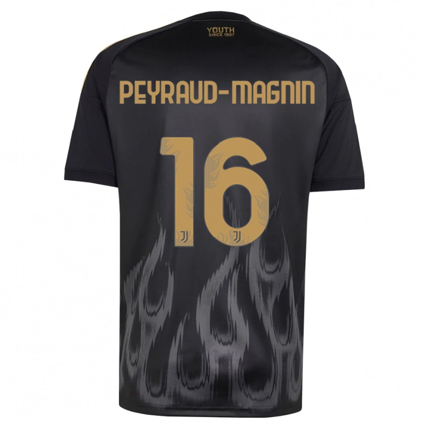 Danxen Herren Pauline Peyraud-Magnin #16 Schwarz Braun Ausweichtrikot Trikot 2026/27 T-Shirt Österreich