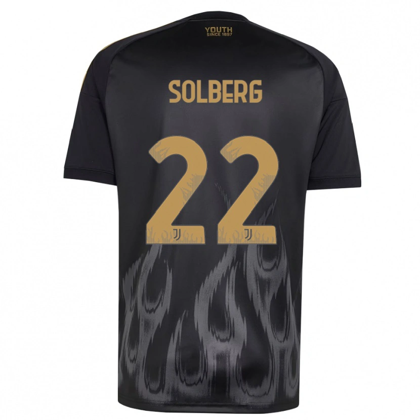 Danxen Herren Elias Solberg #22 Schwarz Braun Ausweichtrikot Trikot 2026/27 T-Shirt Österreich