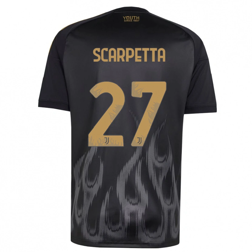 Danxen Herren Jacopo Scarpetta #27 Schwarz Braun Ausweichtrikot Trikot 2026/27 T-Shirt Österreich