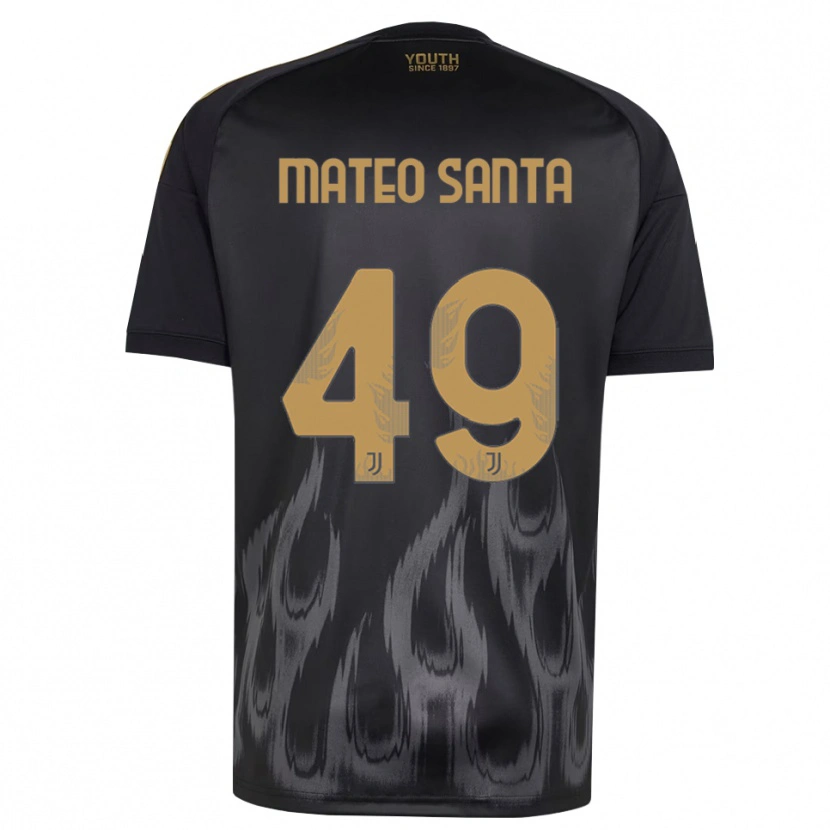 Danxen Herren Mateo Santa Maria #49 Schwarz Braun Ausweichtrikot Trikot 2026/27 T-Shirt Österreich