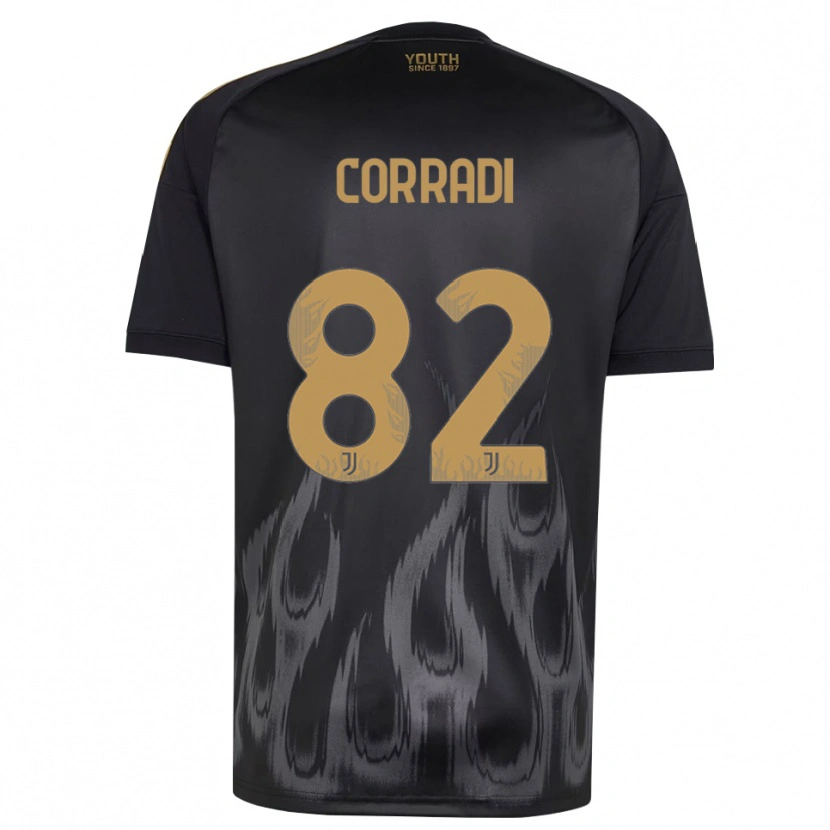 Danxen Herren Christian Corradi #82 Schwarz Braun Ausweichtrikot Trikot 2026/27 T-Shirt Österreich
