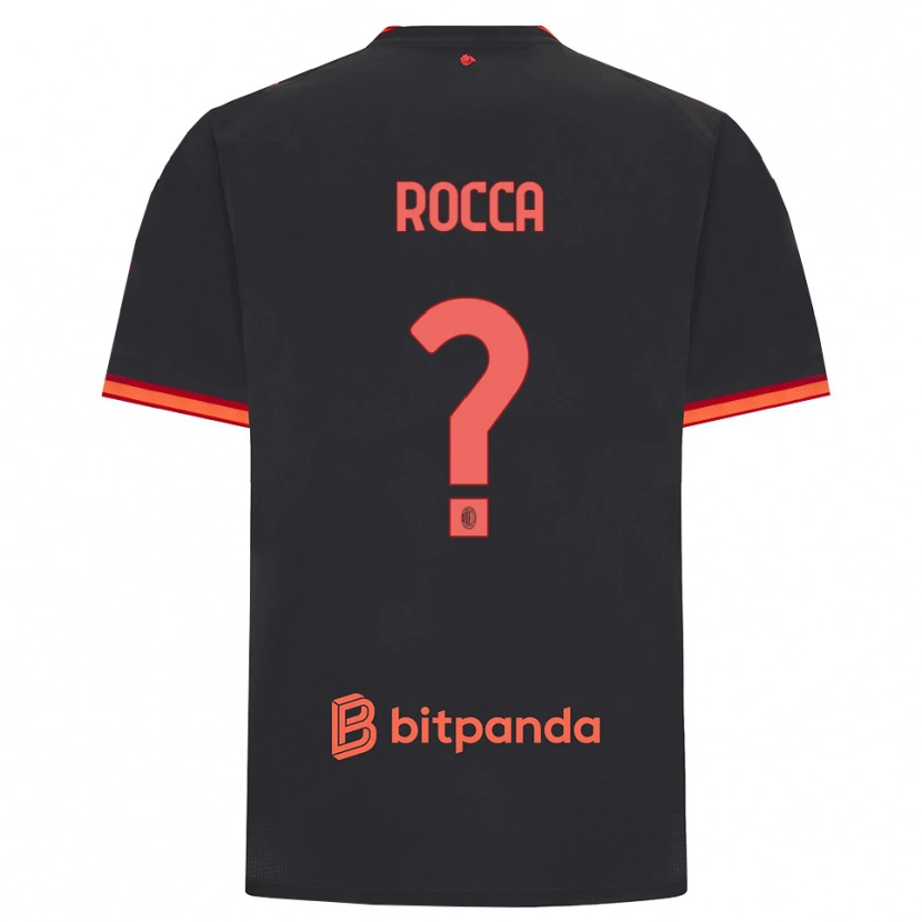 Danxen Herren Ludovico Rocca #0 Schwarz Rot Ausweichtrikot Trikot 2026/27 T-Shirt Österreich