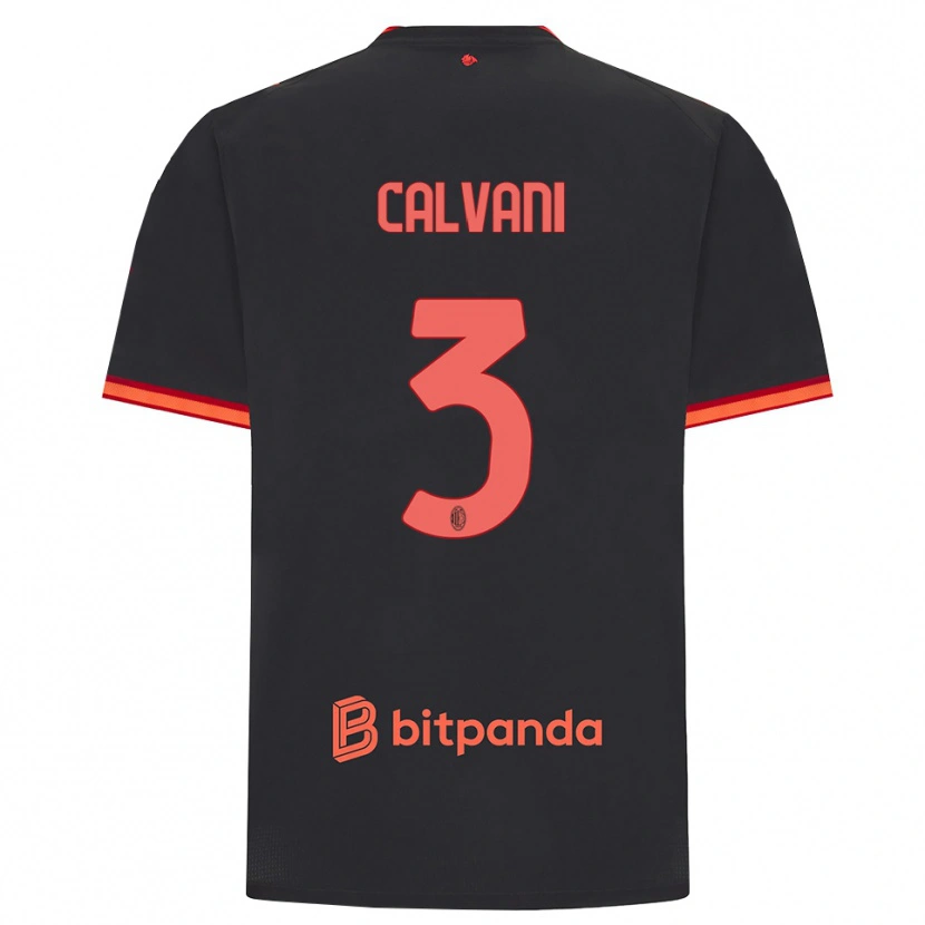 Danxen Herren Lorenzo Calvani #3 Schwarz Rot Ausweichtrikot Trikot 2026/27 T-Shirt Österreich